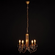 Люстра Abrasax Suzanne SD0812/5 цвет плафона/подвески Прозрачный, цвет арматуры Бронза-3