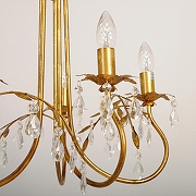 Люстра Abrasax Suzanne SD0812/5 цвет плафона/подвески Прозрачный, цвет арматуры Бронза-7