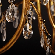 Люстра Abrasax Suzanne SD0812/5 цвет плафона/подвески Прозрачный, цвет арматуры Бронза-8