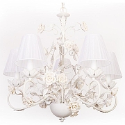 Люстра Abrasax 0826 SD0826/5 цвет плафона/подвески Белый, цвет арматуры Белый