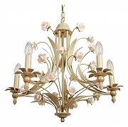 Люстра Abrasax Suzanne SD0843/5 цвет плафона/подвески Розовый, цвет арматуры Бежевый