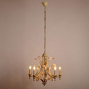 Люстра Abrasax Suzanne SD0843/5 цвет плафона/подвески Розовый, цвет арматуры Бежевый-5