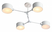 Люстра на штанге EVOLUCE Gimento SLE183502-04 цвет плафона/подвески Белый, цвет арматуры Белый-1