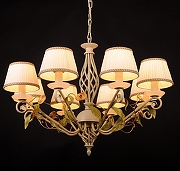 Люстра Abrasax Suzanne SD0940/8 цвет плафона/подвески Белый, цвет арматуры Бежевый-4