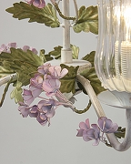 Люстра Abrasax Suzanne SD0957/5 цвет плафона/подвески Зеленый, Прозрачный, Розовый, цвет арматуры Бежевый-3