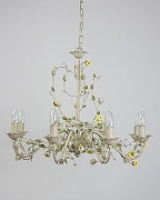 Люстра Abrasax Suzanne SD0991/8 цвет плафона/подвески Желтый, Зеленый, Прозрачный, цвет арматуры Бежевый-1