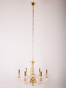 Люстра Abrasax 795 SD795 цвет плафона/подвески Прозрачный, цвет арматуры Золото-1