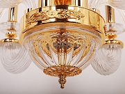 Люстра Abrasax 795 SD795 цвет плафона/подвески Прозрачный, цвет арматуры Золото-4