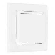 Розетка с заземлением и шторкой, с крышкой Arte Milano SET06-1 SET06-1-41-1 white цвет белый-3