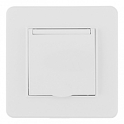 Розетка с заземлением и шторкой, с крышкой Arte Milano SET16-1 SET16-1-41-1 white цвет Белый-1