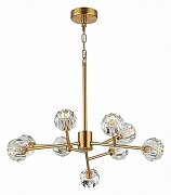 Люстра ST-Luce Romano SL1166.303.09 цвет плафона/подвески Прозрачный, цвет арматуры Латунь-2