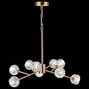 Люстра ST-Luce Romano SL1166.303.09 цвет плафона/подвески Прозрачный, цвет арматуры Латунь-4