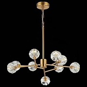 Люстра ST-Luce Romano SL1166.303.09 цвет плафона/подвески Прозрачный, цвет арматуры Латунь-5