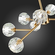 Люстра ST-Luce Romano SL1166.303.09 цвет плафона/подвески Прозрачный, цвет арматуры Латунь-11