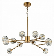 Люстра ST-Luce Romano SL1166.303.12 цвет плафона/подвески Прозрачный, цвет арматуры Латунь-2