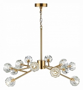 Люстра ST-Luce Romano SL1166.303.12 цвет плафона/подвески Прозрачный, цвет арматуры Латунь-3