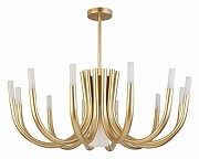 Люстра на штанге ST-Luce Pafe SL1173.202.13 цвет плафона/подвески Белый, цвет арматуры Золото