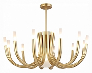 Люстра на штанге ST-Luce Pafe SL1173.202.13 цвет плафона/подвески Белый, цвет арматуры Золото-1