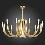 Люстра на штанге ST-Luce Pafe SL1173.202.13 цвет плафона/подвески Белый, цвет арматуры Золото-4