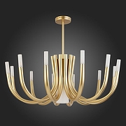 Люстра на штанге ST-Luce Pafe SL1173.202.13 цвет плафона/подвески Белый, цвет арматуры Золото-5
