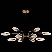 Люстра ST-Luce Des1ma SL1174.303.12 цвет плафона/подвески Коньячный, цвет арматуры Латунь-3