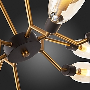 Люстра ST-Luce Des1ma SL1174.303.12 цвет плафона/подвески Коньячный, цвет арматуры Латунь-8