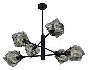 Люстра на штанге ST-Luce Port1c1 SL1175.402.06 цвет плафона/подвески Зеленый, цвет арматуры Черный