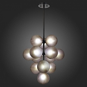 Люстра на штанге ST-Luce Todo SL1184.403.13 цвет плафона/подвески Светло-серый, цвет арматуры Черный-3