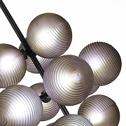 Люстра на штанге ST-Luce Todo SL1184.403.13 цвет плафона/подвески Светло-серый, цвет арматуры Черный-4