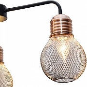 Люстра на штанге TopLight Grissell TL1155-3D цвет плафона/подвески Медь, Прозрачный, цвет арматуры Медь, Хром-1