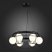 Люстра ST-Luce Beata SL1189.403.06 цвет плафона/подвески Опал, цвет арматуры Черный-4