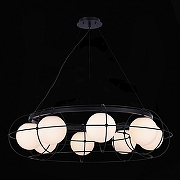 Люстра ST-Luce Beata SL1189.403.08 цвет плафона/подвески Опал, цвет арматуры Черный-4