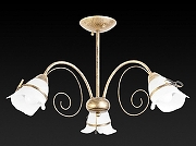 Люстра на штанге TopLight Bridget TL3620X-03 цвет плафона/подвески Белый, цвет арматуры Золото-2