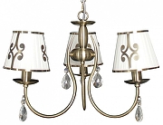 Люстра TopLight Dorris TL7500D-03AB цвет плафона/подвески Белый, цвет арматуры Бронза