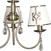 Люстра TopLight Dorris TL7500D-03AB цвет плафона/подвески Белый, цвет арматуры Бронза-2