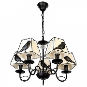 Люстра TopLight Donna TL7510D-05BL цвет плафона/подвески Белый, цвет арматуры Черный-1