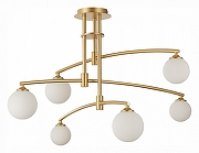 Люстра на штанге ST-Luce Sembrare SL1208.302.06 цвет плафона/подвески Белый, цвет арматуры Золото