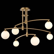 Люстра на штанге ST-Luce Sembrare SL1208.302.06 цвет плафона/подвески Белый, цвет арматуры Золото-2