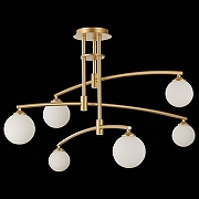 Люстра на штанге ST-Luce Sembrare SL1208.302.06 цвет плафона/подвески Белый, цвет арматуры Золото-3