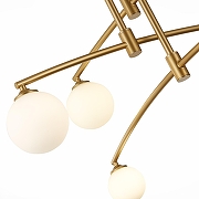 Люстра на штанге ST-Luce Sembrare SL1208.302.06 цвет плафона/подвески Белый, цвет арматуры Золото-8