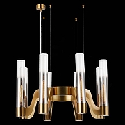 Люстра ST-Luce Ettore SL1235.303.08 цвет плафона/подвески Прозрачный, Серый, цвет арматуры Латунь-3