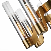 Люстра ST-Luce Ettore SL1235.303.08 цвет плафона/подвески Прозрачный, Серый, цвет арматуры Латунь-6