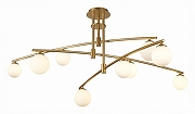 Люстра на штанге ST-Luce Sembrare SL1208.302.09 цвет плафона/подвески Белый, цвет арматуры Золото-1