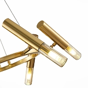 Люстра ST-Luce Eclip SL1236.203.06 цвет плафона/подвески Золото, Коньячный, цвет арматуры Золото-6