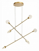 Люстра ST-Luce Montecelio SL6104.203.06 цвет плафона/подвески Прозрачный, цвет арматуры Золото-2