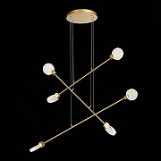 Люстра ST-Luce Montecelio SL6104.203.06 цвет плафона/подвески Прозрачный, цвет арматуры Золото-3