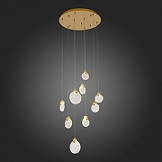 Люстра ST-Luce Montecel1o SL6104.203.09 цвет плафона/подвески Прозрачный, цвет арматуры Золото-3