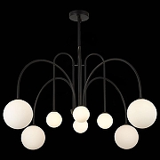 Люстра на штанге ST-Luce Jineto SL1204.402.08 цвет плафона/подвески Белый, цвет арматуры Черный-2