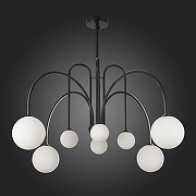 Люстра на штанге ST-Luce Jineto SL1204.402.08 цвет плафона/подвески Белый, цвет арматуры Черный-5