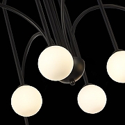 Люстра на штанге ST-Luce Jineto SL1204.402.08 цвет плафона/подвески Белый, цвет арматуры Черный-6